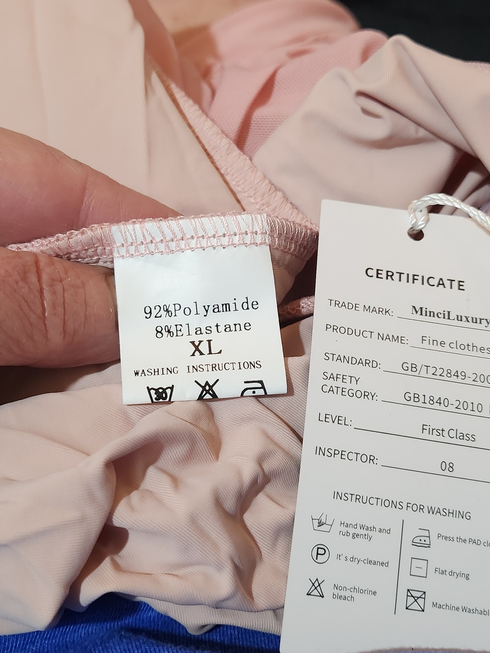 Pink Square-Neck Ruched Bodycon Dress - Picture 4 of 4